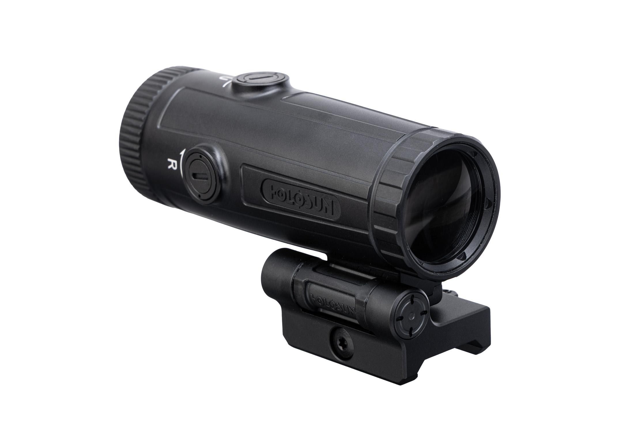 Holosun LEM 6X Magnifier with Flip-to-Side Mount - Black